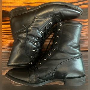 Justin’s Lace-up Field Boots.